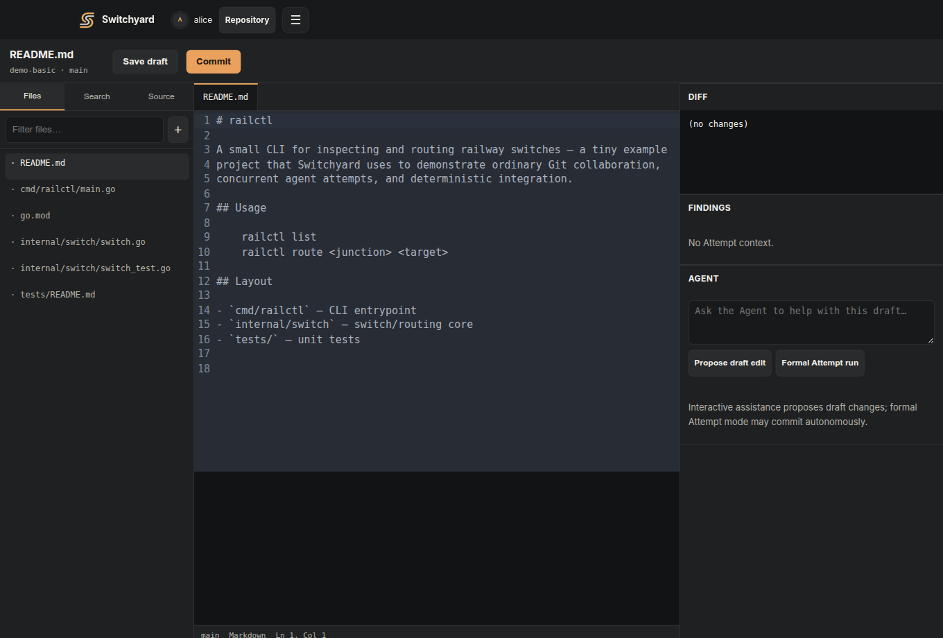 Switchyard browser editor